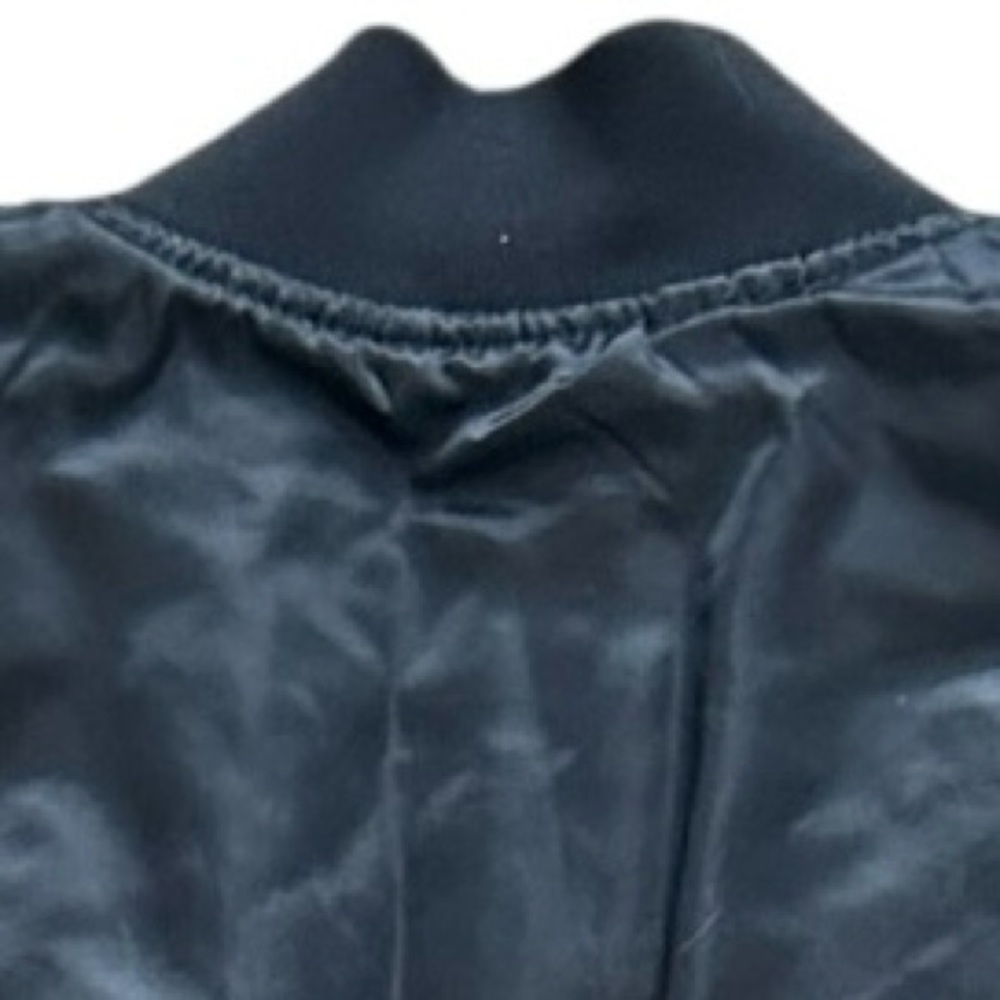 Trukfit Bomber Jacket Mens‎ Small Black Camo Orange Quilted Lined - Picture 10 of 15